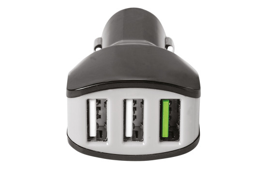 Celly Chargeur Voiture 3 USB 4.4A noir
