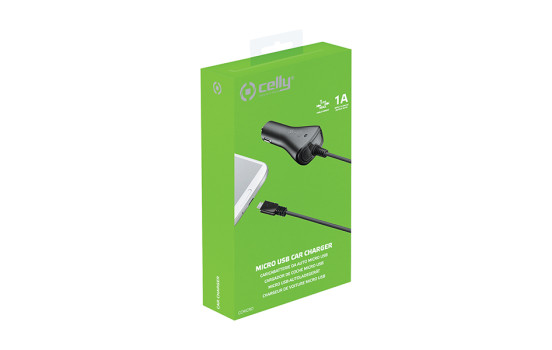 Celly Micro-USB 1A Chargeur Voiture 1 mètre, Image 3