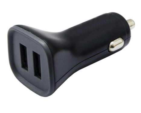 Chargeur de voiture Carpoint 12/24V Duo USB 2,4A 24W