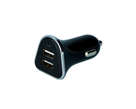 Chargeur de voiture Carpoint 12/24V Duo USB 2,5A