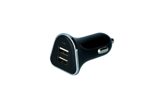 Chargeur de voiture Carpoint 12/24V Duo USB 2,5A
