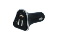 Chargeur de voiture triple USB Carpoint 12/24 V 4,4 A