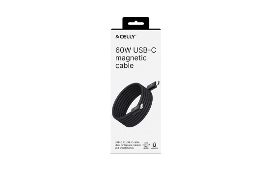 Câble de charge magnétique Celly USB-C vers USB-C, 1 mètre, Image 6