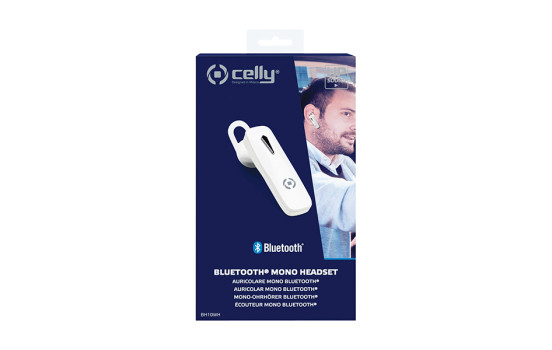 Casque Celly Bluethooth BH10WH Blanc, Image 4