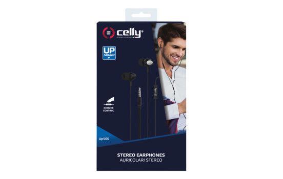 Celly Écouteurs Stéréo 3,5 mm noirs.