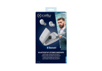 Celly Flip1 Écouteurs Bluetooth Blanc