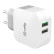 Celly Home Chargeur 2 USB 3,4A Blanc, Vignette 3