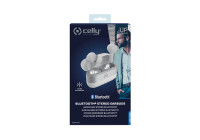 Celly Slim1 Blueto Écouteurs Blanc