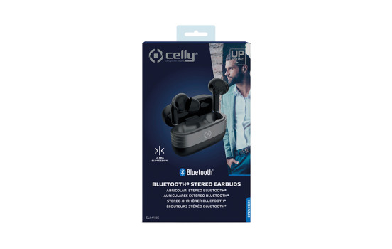 Celly Slim1 Blueto Écouteurs Noir