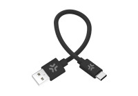 Celly USB-A > Câble USB-C Tressé en Coton 30cm
