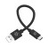 Celly USB-A > Câble USB-C Tressé en Coton 30cm