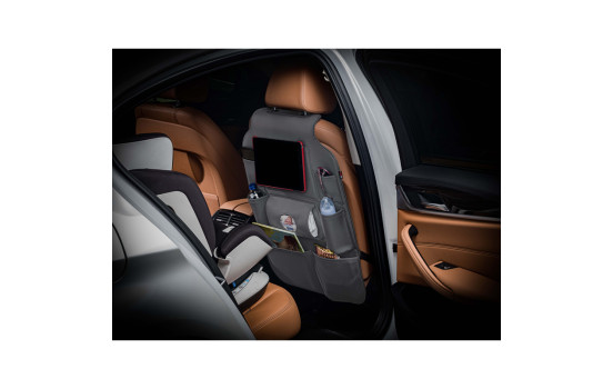 Organisateur de siège d'auto universel - cuir PVC gris, Image 2