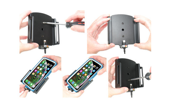 Apple iPhone Xs Max / iPhone 11 Pro / Pro Max Support réglable actif avec prise USB 12V, Image 4