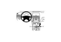 ProClip - Mercedes Benz Classe C (180-320) 2007-2010 Support coudé