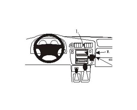 ProClip - Nissan Patrol 1998-2010 Support coudé