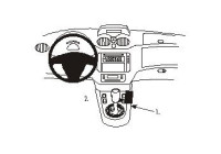 ProClip - Support console Citroën C3/Pluriel 2002-2004