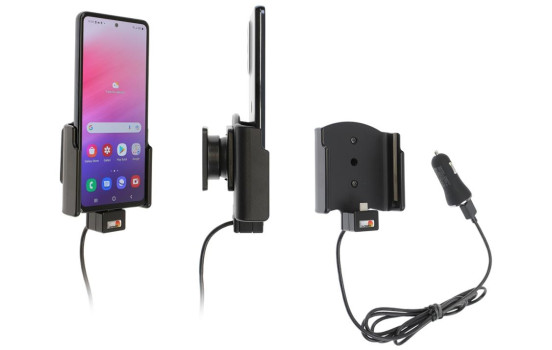 Support Samsung Galaxy A53 Active avec prise USB 12V.