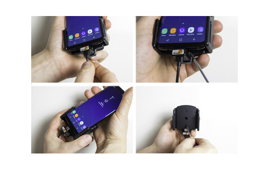 Support universel réglable USB-C avec alimentation fixe largeur : 62-77 mm épaisseur : 9-13 mm, Image 5