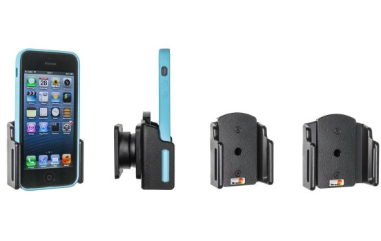 Apple iPhone 5 / SE Support réglable passif avec support pivotant. Avec couverture