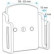 Apple iPhone 5 / SE Support réglable passif avec support pivotant. Avec couverture, Vignette 6