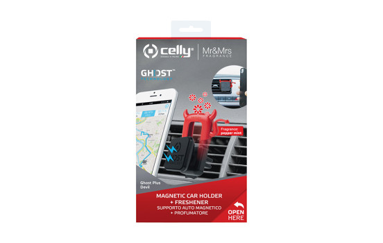 Celly Support magnétique Ghost Plus + Assainisseur d'air Devil, Image 2