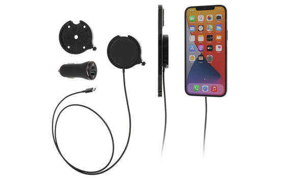 Chargeur Apple iPhone MagSafe, support actif avec prise USB SIG 12 V