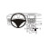 ProClip - BMW Série 5 M5 E60, E61 2004-2010 Support console