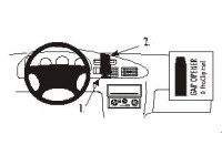 ProClip - Ford Ranger 2001-2006 - Mazda Série B 1999-2007 Support central