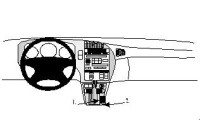 ProClip - Saab 9-5 1998-2006 Support console