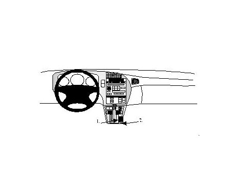 ProClip - Saab 9-5 1998-2006 Support console