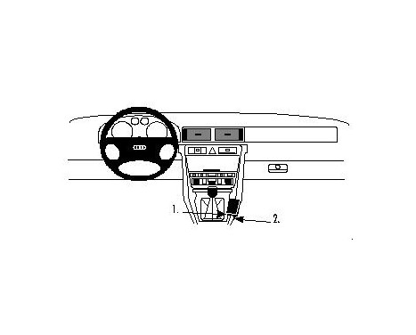 ProClip - Support console Audi A6/S6 1998-2003