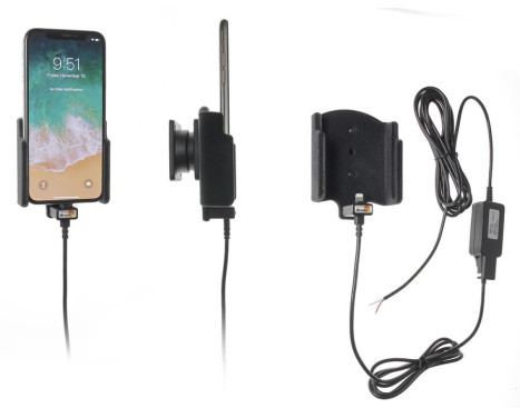 Support actif Apple iPhone X / Xs avec alimentation fixe