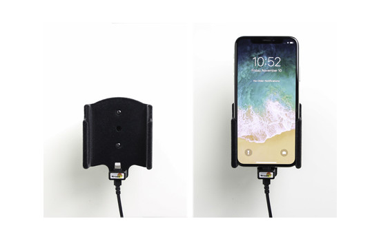 Support actif Apple iPhone X / Xs avec prise USB 12V, Image 2