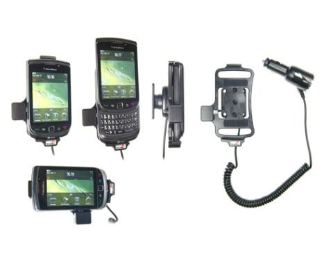 Support actif BlackBerry Torch 9800 avec chargeur 12/24V