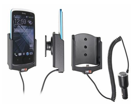 Support actif HTC Desire 500 avec chargeur 12/24V