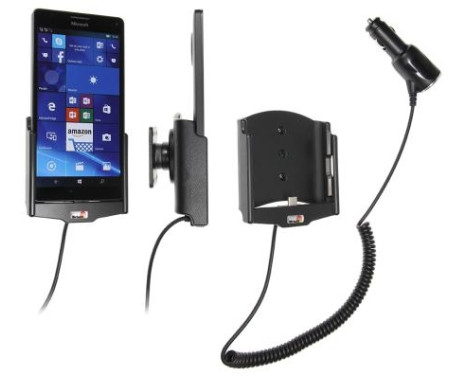 Support actif Microsoft Lumia 950 XL avec chargeur 12/24V