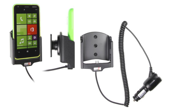 Support actif Nokia Lumia 620 avec chargeur 12/24V