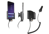 Support actif Samsung Galaxy S9 Plus avec chargeur 12/24V