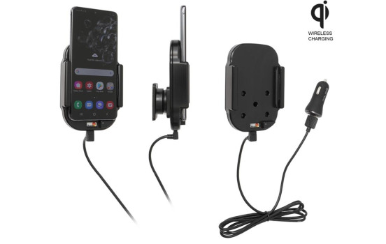 Support actif sans fil Qi Samsung Galaxy S20 avec prise USB 12V