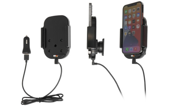 Support réglable Apple iPhone 12/ 12 Pro Qi Wireless Active avec prise USB 12V, Image 5