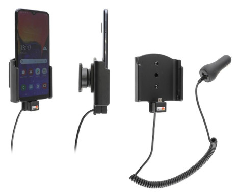 Support Samsung Galaxy A10 Active avec chargeur 12/24V