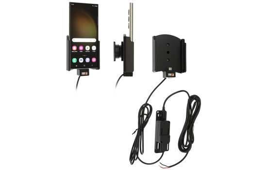 Support Samsung Galaxy S23 Ultra Active avec alimentation fixe