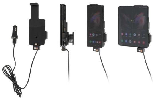 Support Samsung Galaxy Z Fold3 Active avec prise USB 12V