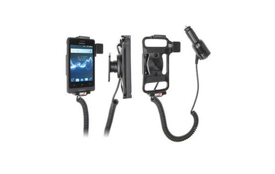 Support Sony Xperia Go Active avec chargeur 12/24V