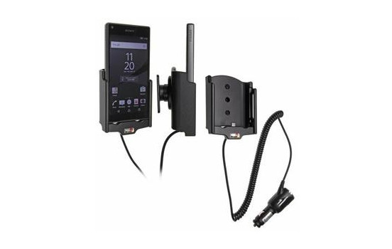 Support Sony Xperia Z5 Compact Active avec chargeur 12/24V