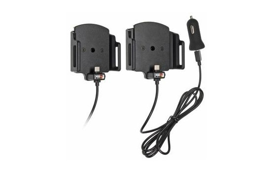 Support universel USB-C avec prise USB 12V 62-77mm / 9-13 mm