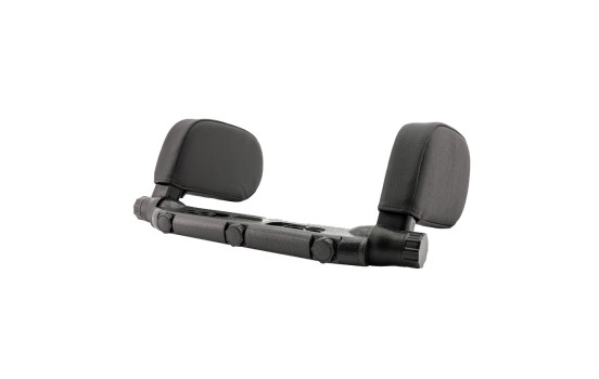 Appui-tête de voyage réglable universel Premium - Cuir artificiel anthracite, Image 5