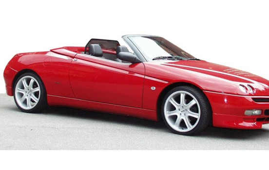 Déflecteur d'air sur mesure pour cabriolet, compatible avec Alfa Romeo Spider Type 916 (1994-2005), Image 2
