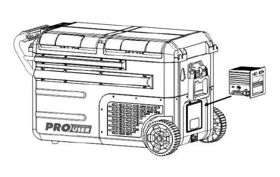 Batterie pour glacière portable Pro-User CB45, Image 3