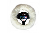 Couvre Volant Simoni Racing Fluffy Fur Blanc